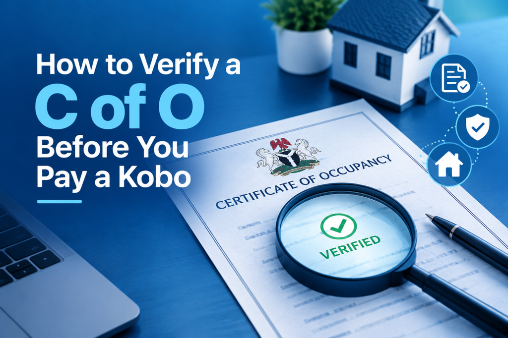 A Certificate of Occupancy can look completely legitimate and still be worthless. Here's exactly how to verify one before any money changes hands in Lagos.